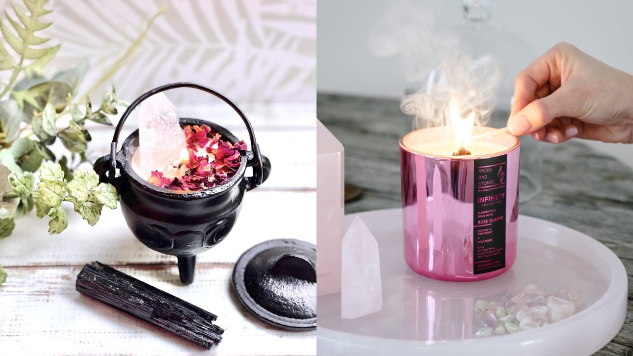 Burn These Crystal-Infused Candles When You Need to Add Some Calm To The Bullshittery
