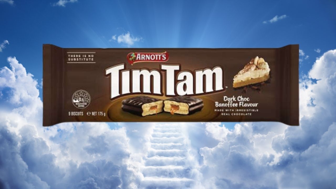 Tim Tam Is Launching Godly Dark Choc Banoffee Bickies Like A Gift From Heaven During Locky D