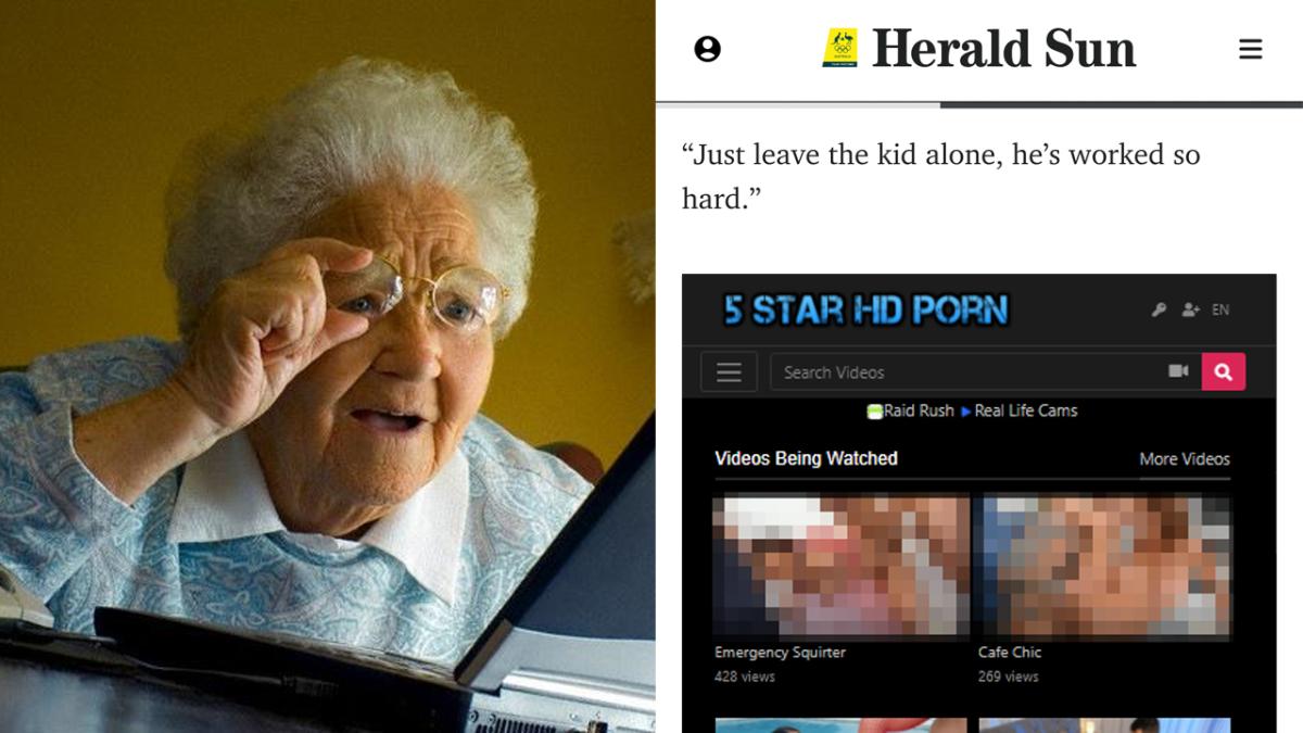 Vidme porn embedded on news websites
