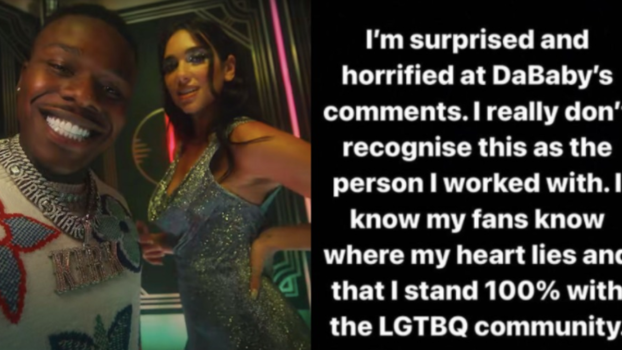 Dua Lipa Says She’s ‘Horrified’ By Rapper DaBaby’s Disgusting Homophobic Rant At A Recent Show