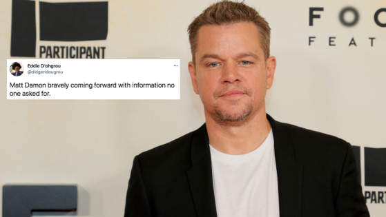 Matt Damon Is Copping A Pasting After Revealing He Used The Homophobic F Word Until Recently