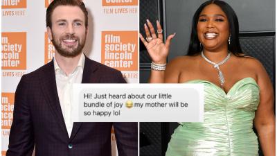 Lizzo & Chris Evans Are Flirting In Her DMs Again So Just Date Already, Oh My God