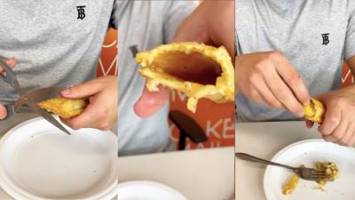 People Can’t Decide If They Hate Or Rate This Sydney Baker’s Macca’s Nugget/Apple Pie Fusion
