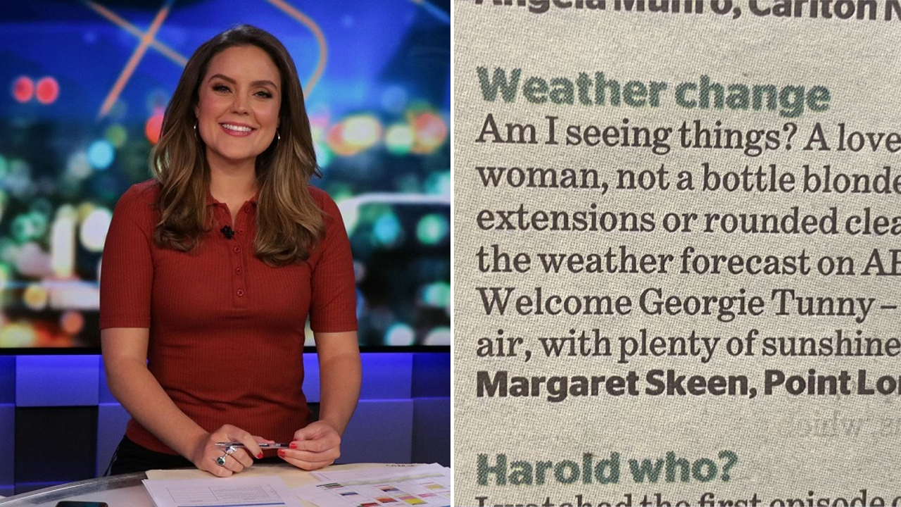 The Age Has Apologised For Publishing A Letter Calling Georgie Tunny A ‘Natural Young Woman’