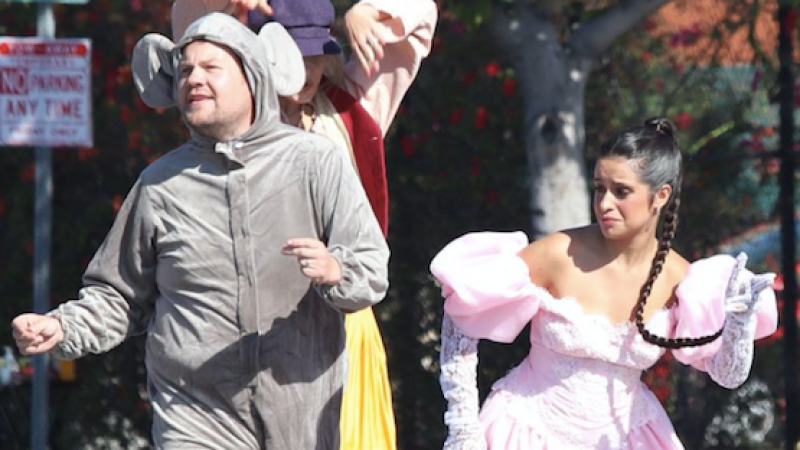Camila Cabello & Idina Menzel Weigh In On The Cinderella Flash Mob That Everyone’s Talking About
