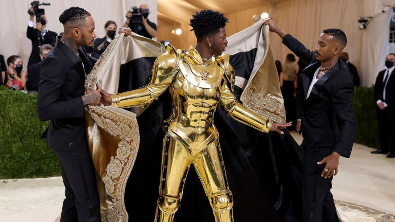 Lil Nas X Gifted Us With A Triple Golden Reveal At The Met Gala & We Have Ceased To Exist