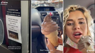 Macca’s Is Trialling A Limited Choccy Soft Serve Cone & TikTok Is McFreaking Out