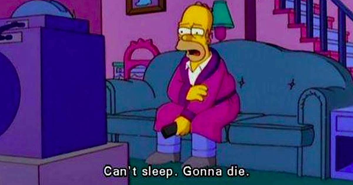 natural sleep remedies - The Simpsons