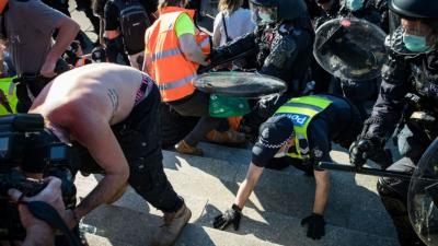 Police Arrested Over Half Of The Protesters From Melbourne’s Demonstration Today
