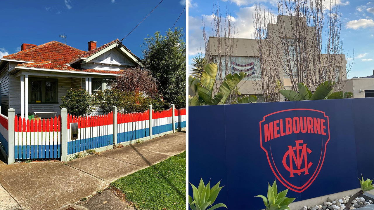 Pls Enjoy The Insane Lengths Dees & Dogs Fans Are Going To With Their Grand Final Decorations