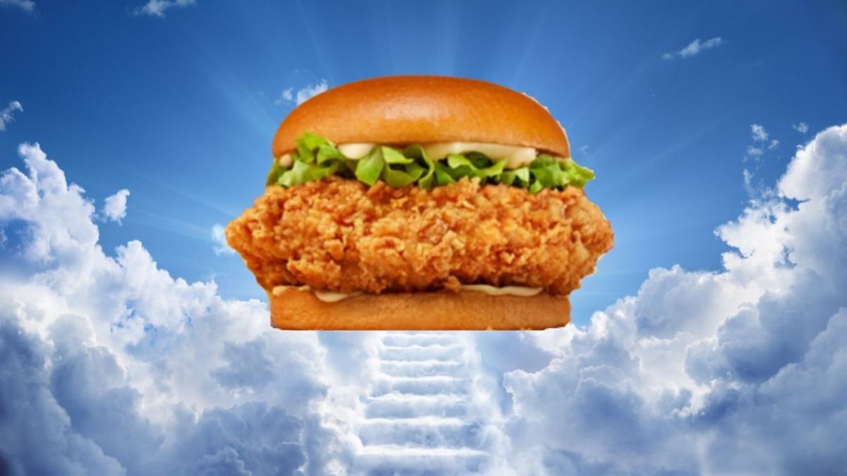 hungry jack's fried chicken burger