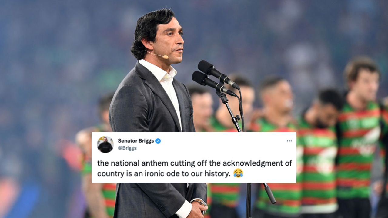 People Are Angry That Johnathan Thurston’s Acknowledgment Of Country Was Cut Short By The NRL