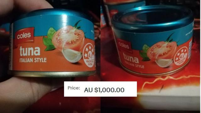 italian style tuna selling for $1000