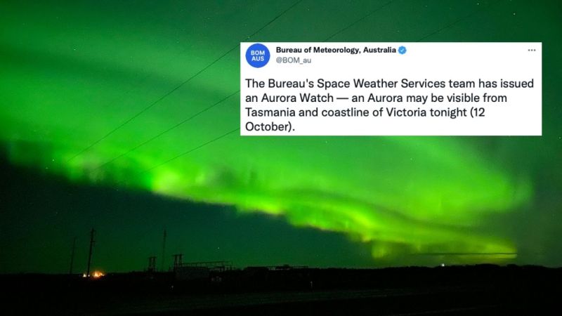 Pause Your Doom-Scrolling & Look At These Pretty Pics Of The Solar Storm Heading To Aus Tonight