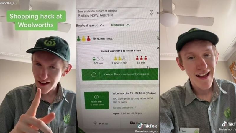 Woolies Shared A New Hack On TikTok That Lets You Find Out If Ya Local Is Chockers Or Empty As