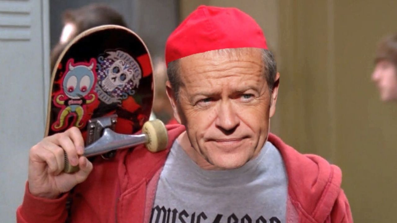 bill shorten making a squid game reference
