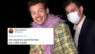 A Sneaky Journo Spilled About Harry Styles’ Surprise Appearance In [REDACTED] & Fans Are Pissed