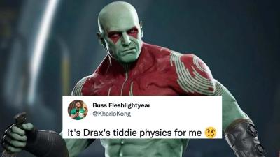 YES: The Guardians of the Galaxy Video Game Gives Drax, Not Gamora, The Big Bouncy Titties