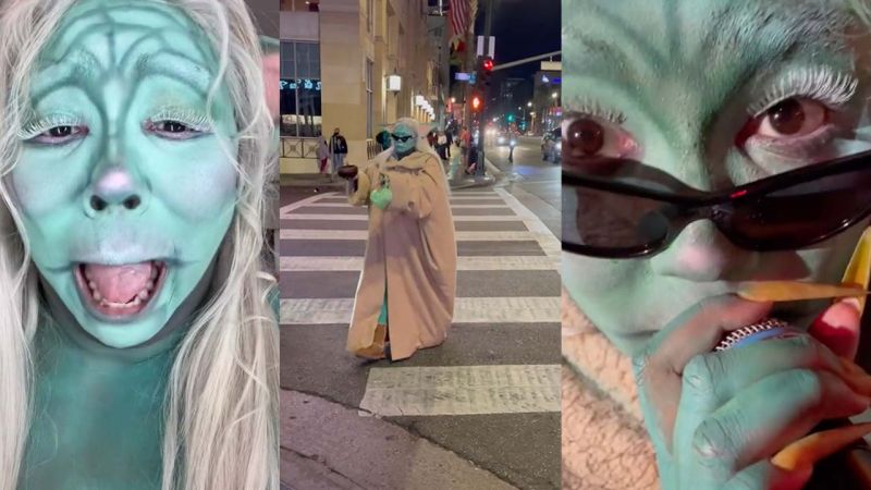 After These Chaotic TikToks Last Night, Lizzo As Baby Yoda Is The Best Look From Halloween