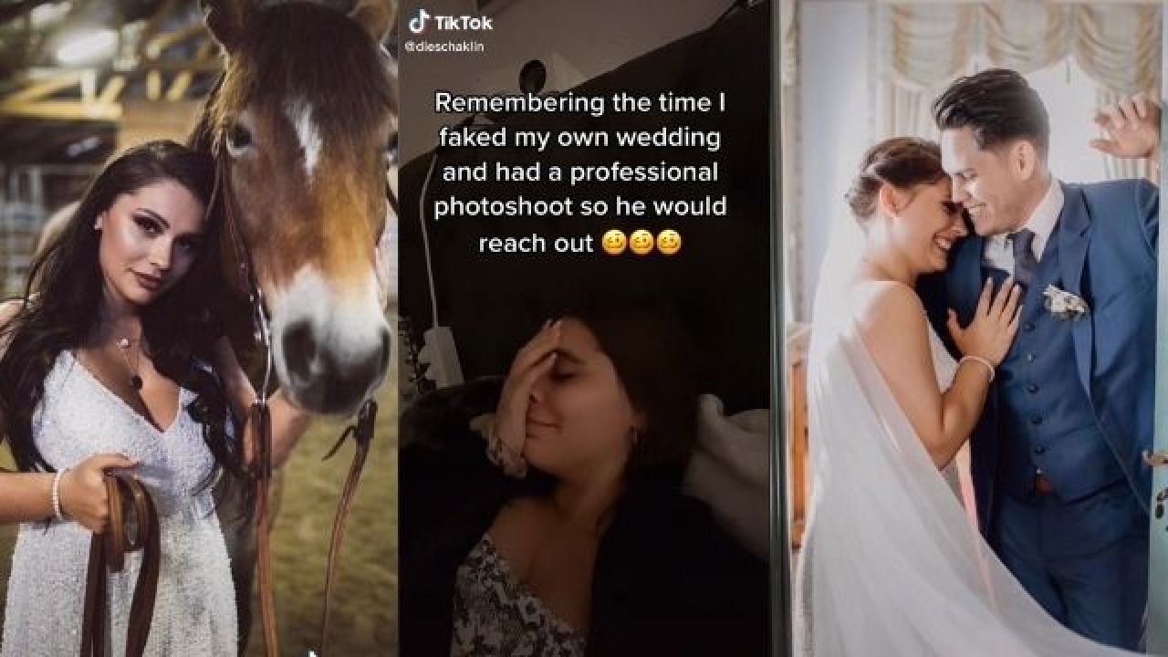 This TikToker Held A Fake Wedding To Make Her Ex Jealous Even Though Therapy Was Right There