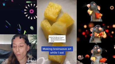 This TikToker Uses A Machine To Make Brainwave Art And Recreated *That* Ratatouille Scene