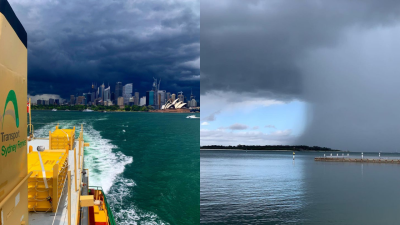 Folks Are Sharing Wild Pics From When Sydney’s Weather Had An Absolute Moment Today