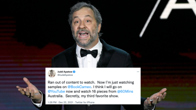 Turns Out Judd Apatow Loves Watching Australian 60 Minutes On YouTube, Of All Fkn Things