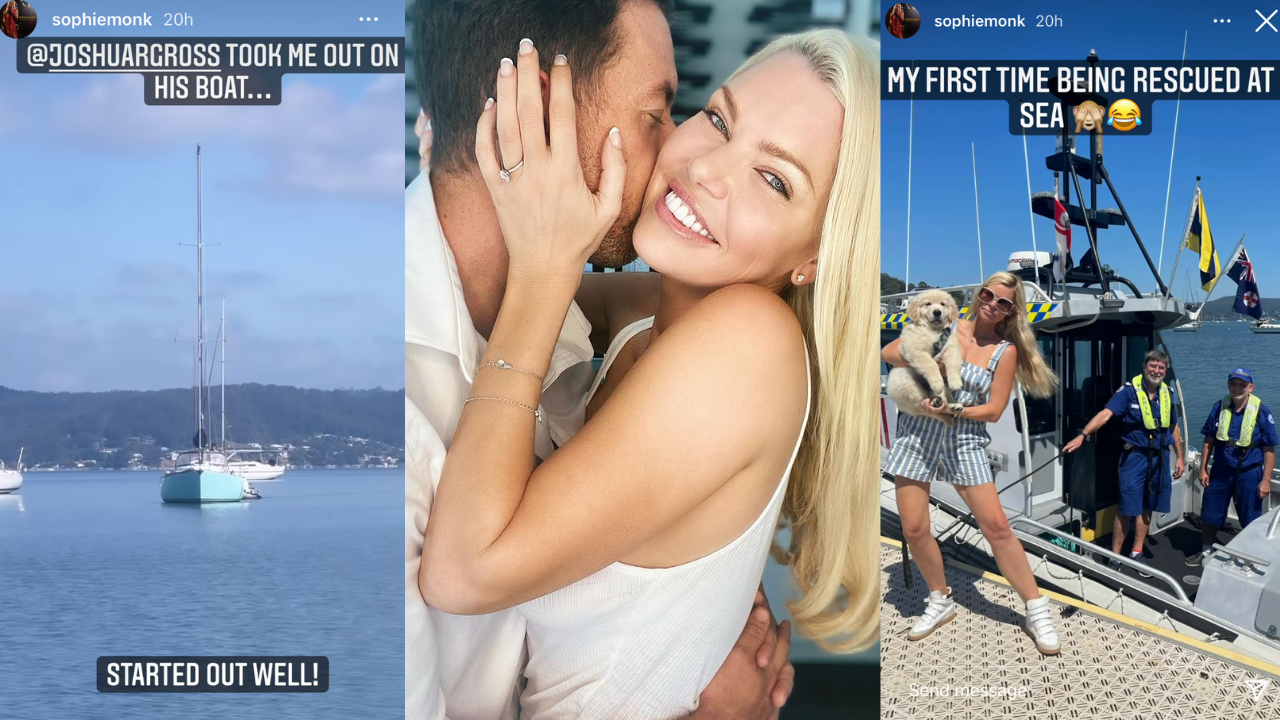 Sophie Monk Got Stranded At Sea With Her Fiancé & Had To Get Rescued & Honestly…Relatable