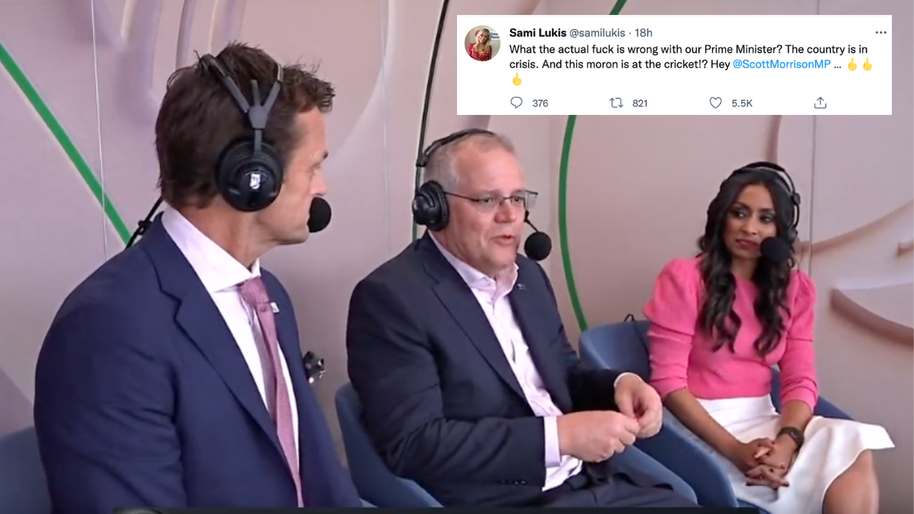 The PM Dropped In To The Cricket Commentary Box And Somehow Managed To Piss Everyone Off Again