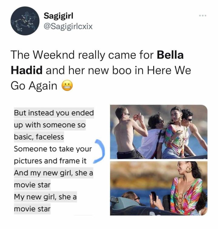 Ouch: Fans Reckon The Weeknd’s New Song Features Savage As Fuck Lyrics About Ex-GF Bella Hadid