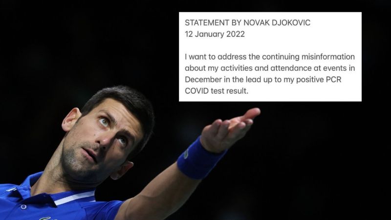Novak Djokovic Has Posted A Notes App Statement On Insta ‘Explaining’ His Recent Fuckery