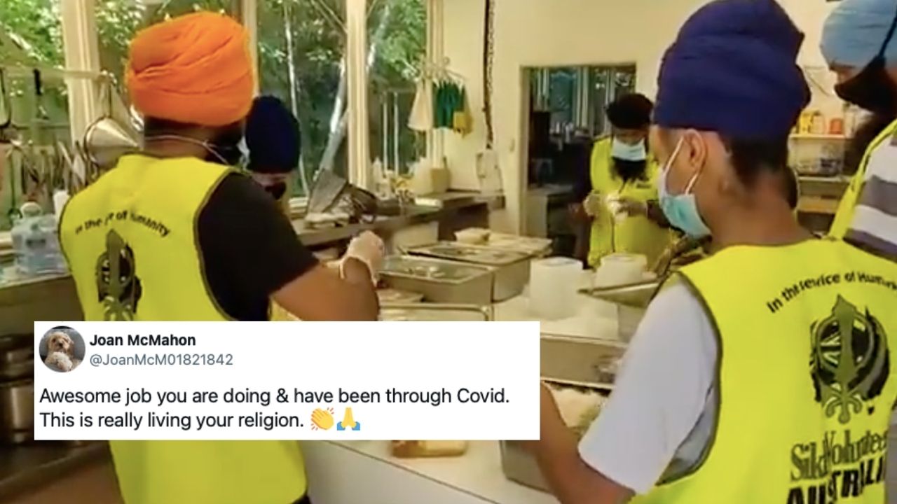 Aussie Sikh Volunteers Have Been Delivering Food To People With COVID & Hillsong, Take Notes