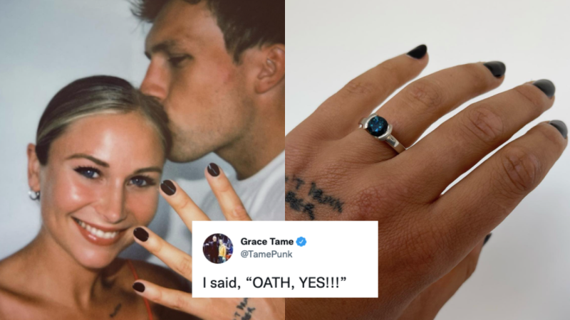 AOTY And All-Round Legend Grace Tame Announced Her Engagement With A Resounding ‘Oath Yes!’