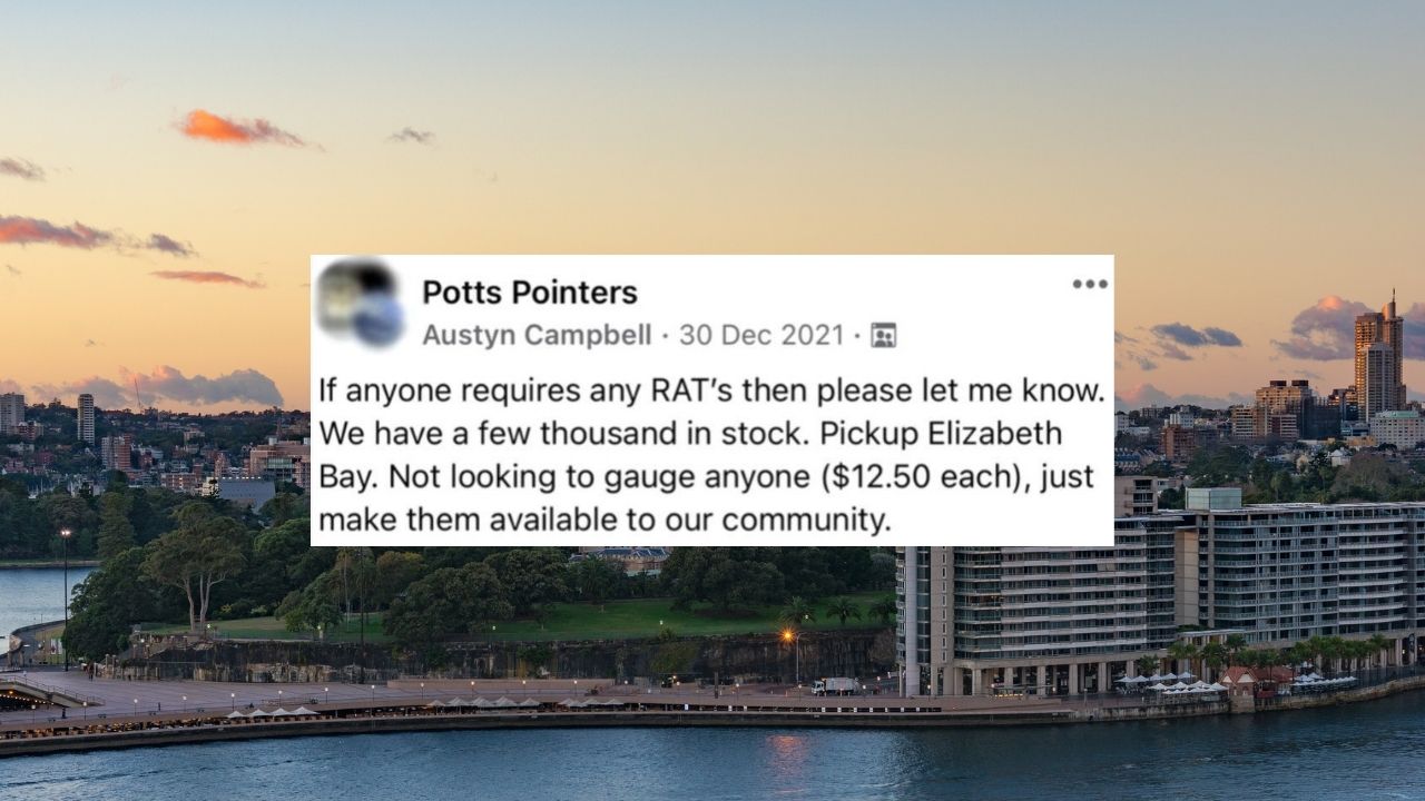 Meet The RATfluencer Who Signed A $26M Gov Contract & Sold RATs In A Potts Point FB Group