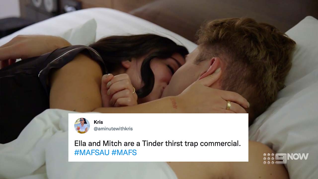 Everyone’s Calling Objectively Hot MAFS Couple Ella And Mitch The Horniest Of The Lot