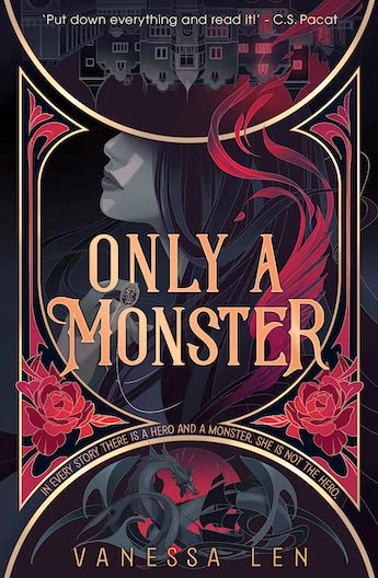 One of our autumn reads is Only A Monster by Vanessa Len