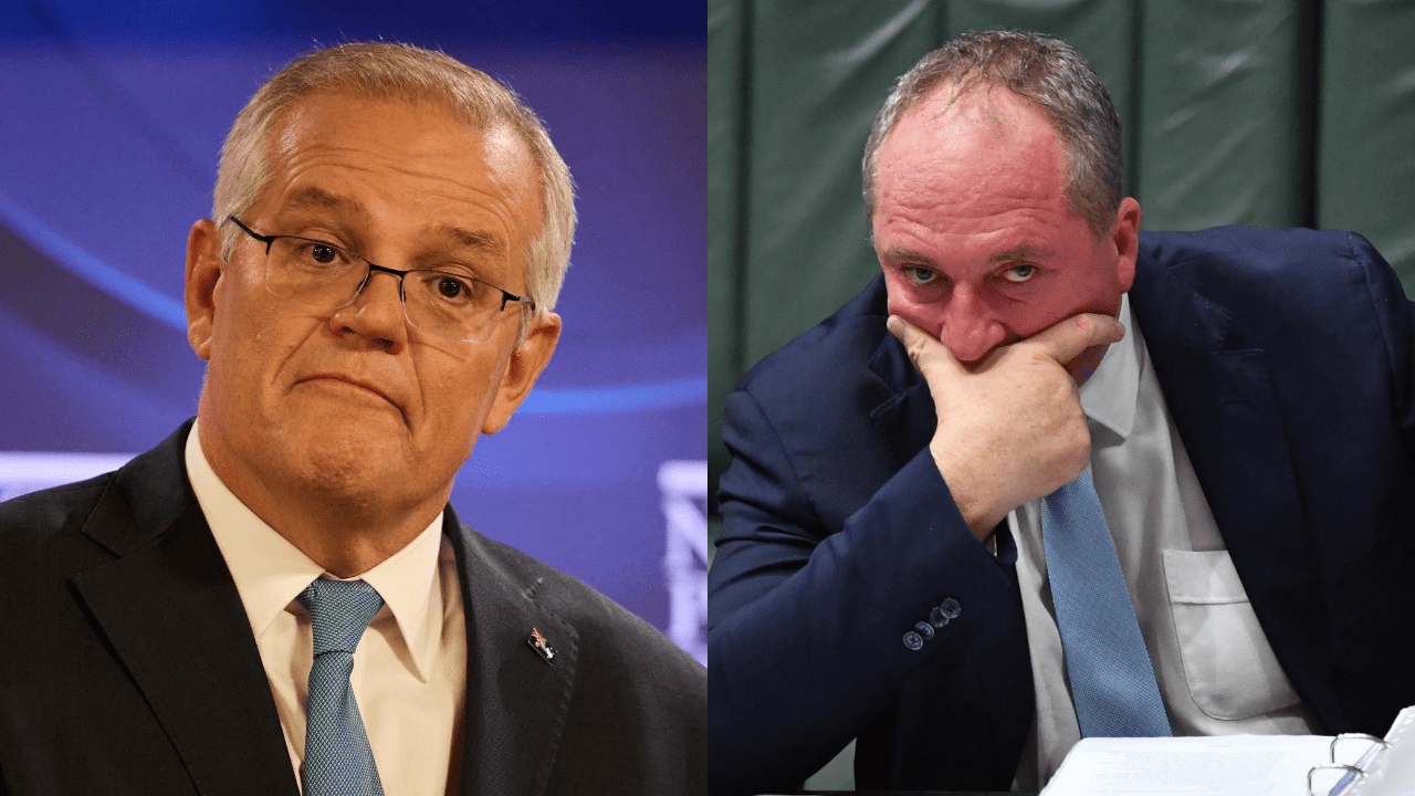 Barnaby Joyce Offered To Resign After Calling Scott Morrison A ‘Hypocrite’ & ‘Liar’ Via Text