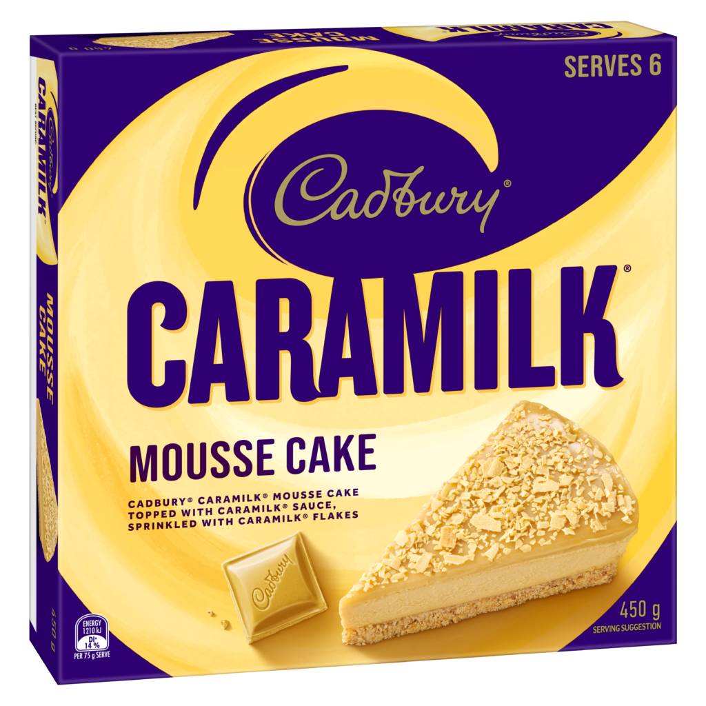 caramilk mousse cake