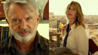 Mum And Dad Sam Neill & Laura Dern Reunite In The Trailer For The Epic Jurassic World Conclusion