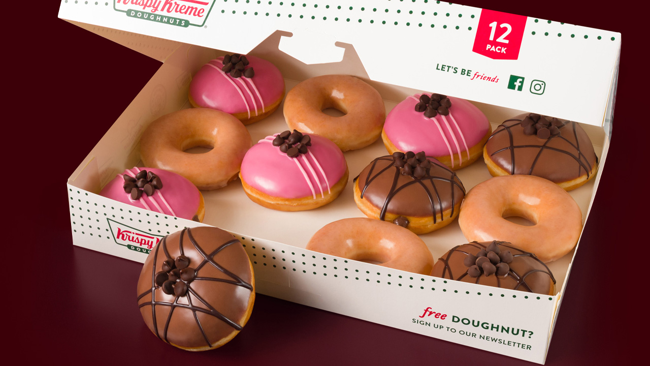 Krispy Kreme & Hershey’s Are Doing A Limited Edition Doughnut Range We Wanna Kiss S’More