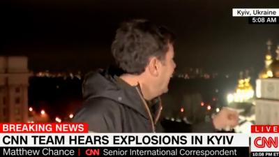 Explosions In Kyiv Caught On Live TV After Russia Formally Announces ‘Military Operation’ In Ukraine