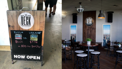 Vic Venue Forced To Apologise After Rogue Staffer Posts Gross ‘Russia Vs Ukraine’ Msg Outside