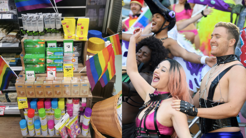A Woolies Set Up A Mardi Gras Essentials Stand & It’s Everything You Need For A Horny ‘Ol Time