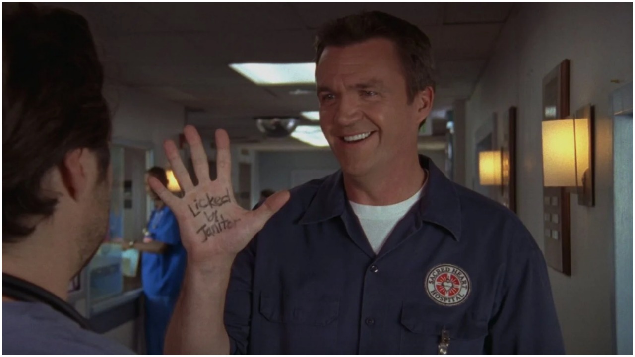 The Janitor On Scrubs Felt Like A Fever Dream & 12 Years On He Still Lives Rent-Free In My Head