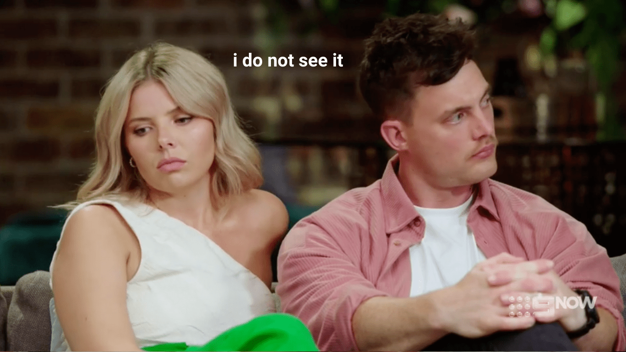 MAFS Fans Are Wondering Where Olivia’s Eye-Rolls Went In The Last 25 Spicy Mins Of Sunday’s Ep