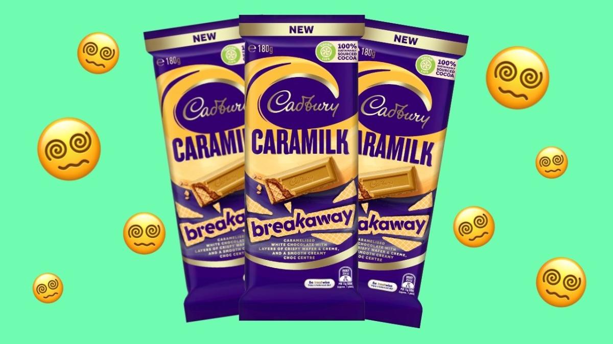 caramilk breakaway new chocolate block cadbury