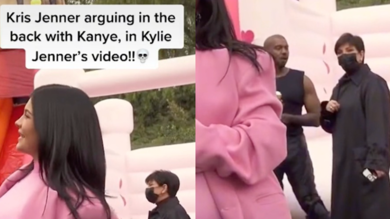 Fans Reckon They’ve Spotted A Scrap Between Kris Jenner & Kanye In The Background Of An IG Video