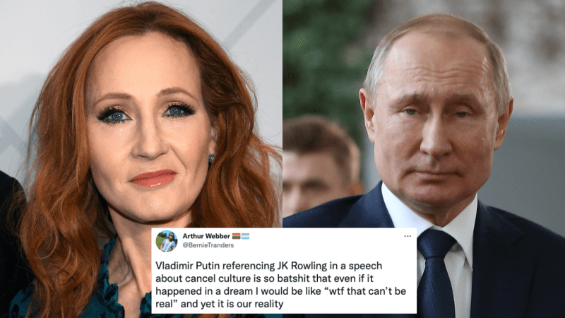 DARKEST TIMELINE: J.K Rowling’s Fkd Comments About Trans People Were Defended By Vladimir Putin