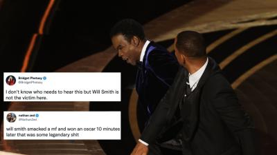 The Internet’s Reaction To Will Smith’s Chris Rock Slap Is Hella Fkn Divided