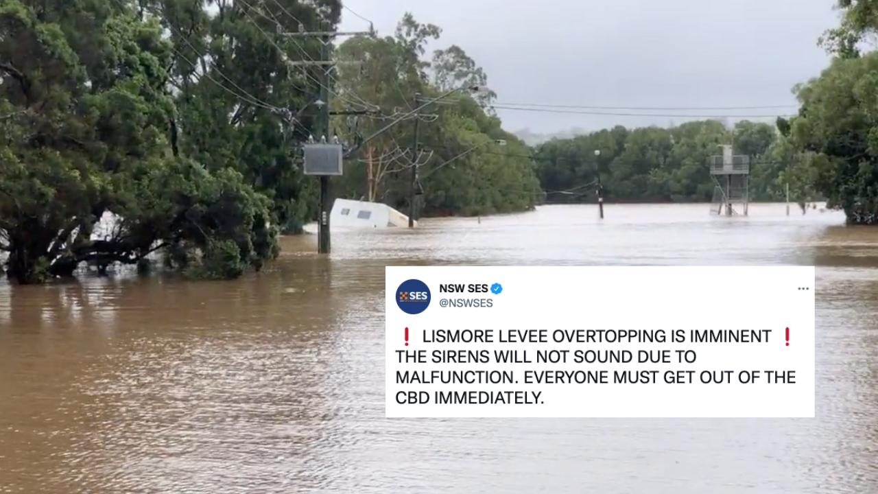 Oh Fuck, Lismore Is Flooding Again And The Evacuation Sirens Aren’t Sounding